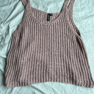 Moon in Madison crocheted tank top size XL